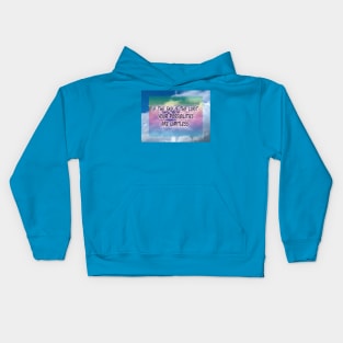 If the sky is the limit print Kids Hoodie